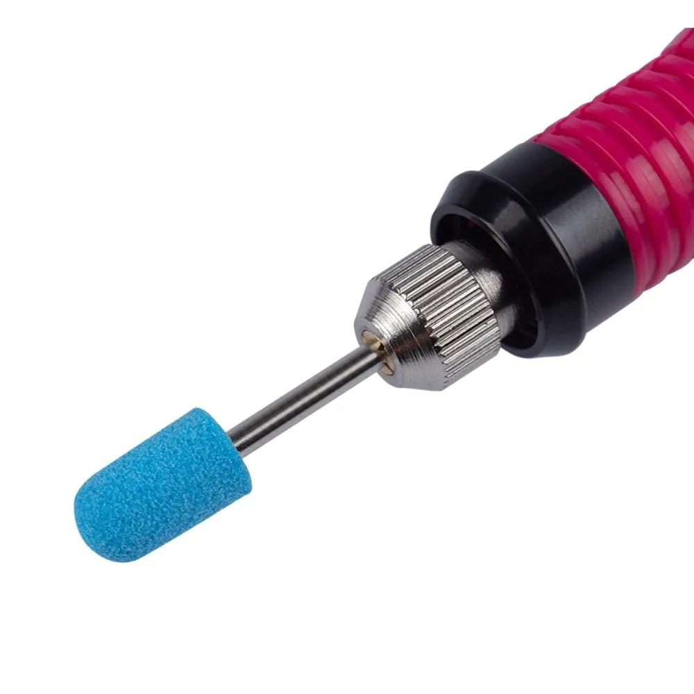 10pcs Nail Sanding Caps With Rubber Gel Polish Remover Nail Drill Bit Mill Grinding Sand Cap Pedicure Tool for Manicure Machine
