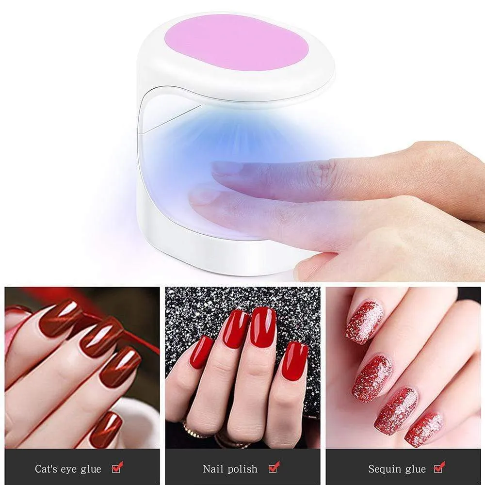 16W Mini Nail Dryer uv led Lamp Nail Gel Manicure Machine Single Finger USB Connector Nail Art Tool Gel Polish Fashion