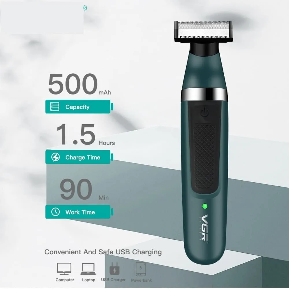 2 In-1 Face body Electric Rechargeable Hair Trimmer for Men