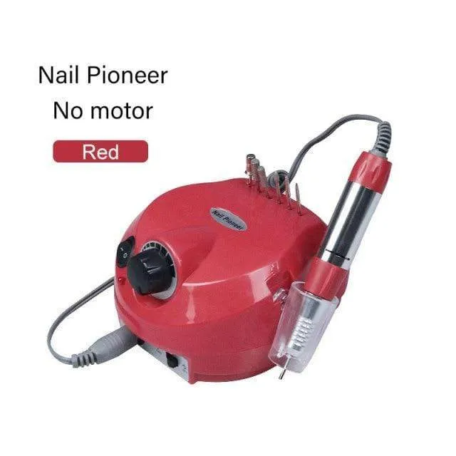 35000RPM Nail Art Drill Gel Electric Nail Drill 35W Nail Polisher with Set Nail Drill Bits Manicure Machie Nail Salon Tools