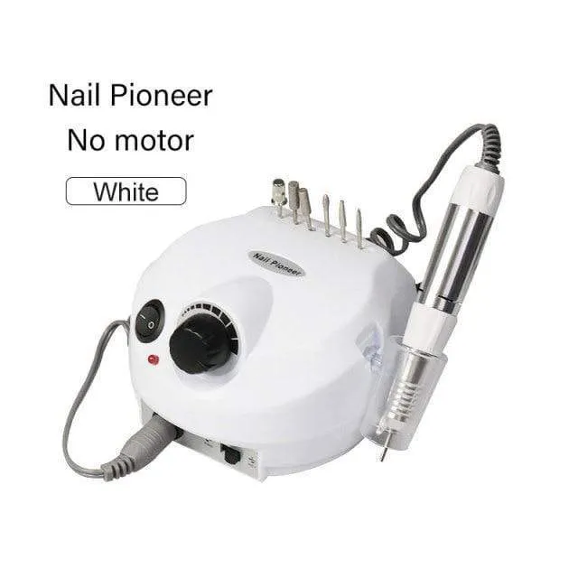 35000RPM Nail Art Drill Gel Electric Nail Drill 35W Nail Polisher with Set Nail Drill Bits Manicure Machie Nail Salon Tools