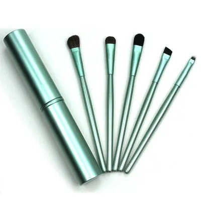 5 Pieces Travel Portable Mini Eye Makeup Professional Brushes Set