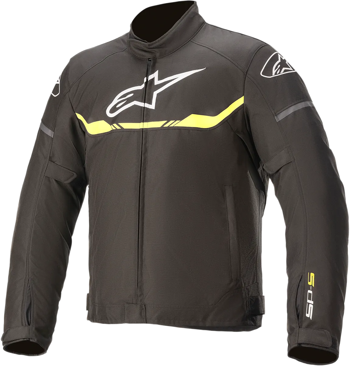 ALPINESTARS T-SP S Waterproof Jacket - Black/Yellow - Small 3200120-155-S