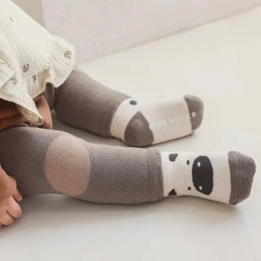 Animal Thickened Knee Pads Split Socks