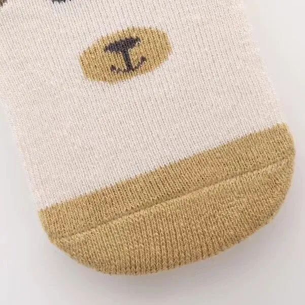 Animal Thickened Knee Pads Split Socks