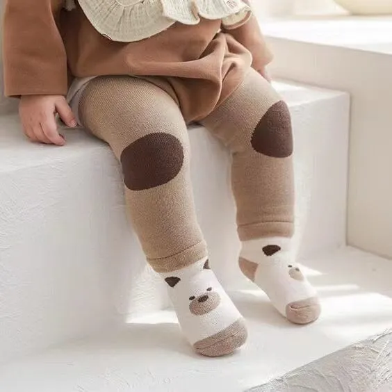 Animal Thickened Knee Pads Split Socks