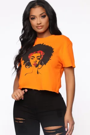 Beauty Queen Top - Orange