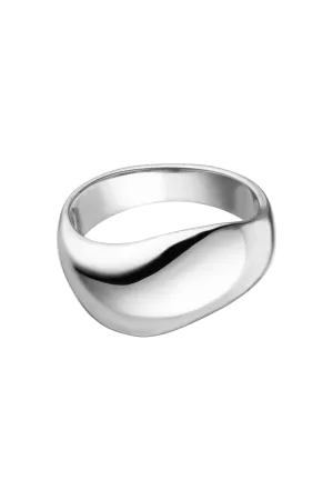 Chunky Fluent Ring Silver