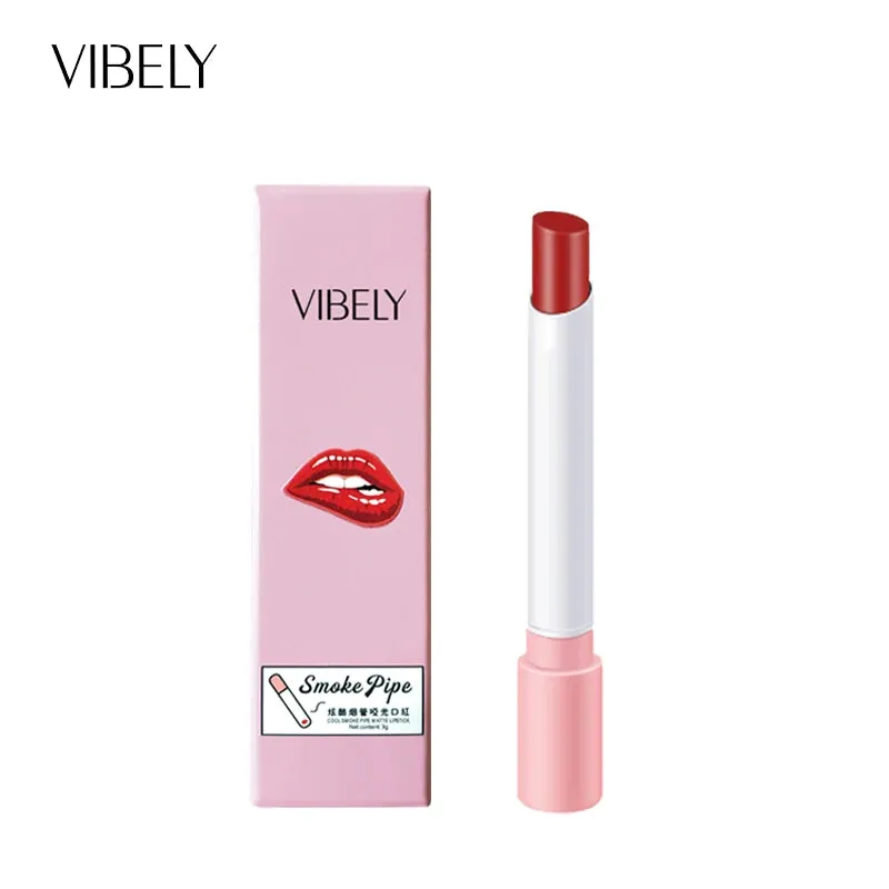 Cigarette designs matte smoke tube lipstick