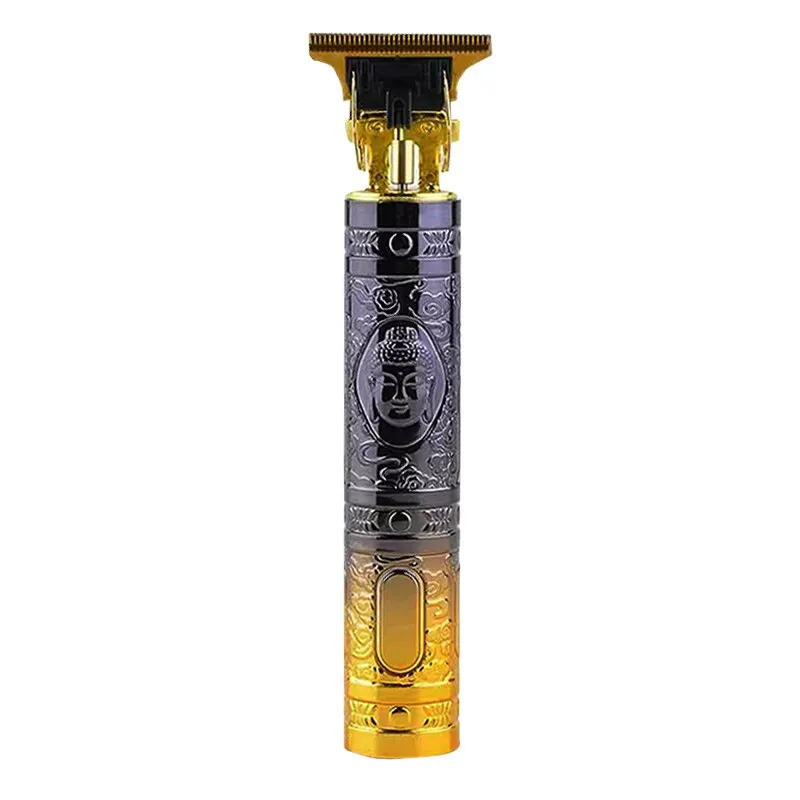 Electric Haircutter for Men Golden Buddha Usb Electric Hair Clipper Electric Faders Barber Shaved Head Shaver Multifunctional