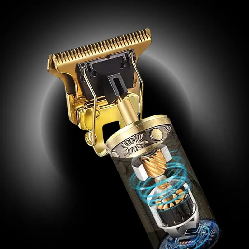 Electric Haircutter for Men Golden Buddha Usb Electric Hair Clipper Electric Faders Barber Shaved Head Shaver Multifunctional