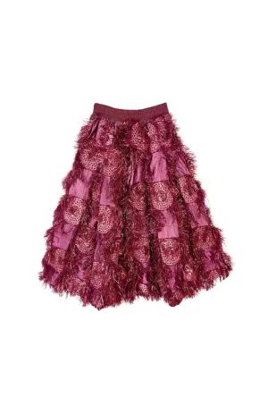 Eyelash Skirt - Bordeaux Eyelash