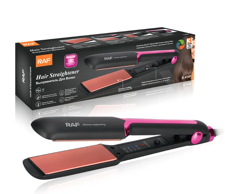 Hair Straightener for Home Use Fluffy-مكواة فرد الشعر
