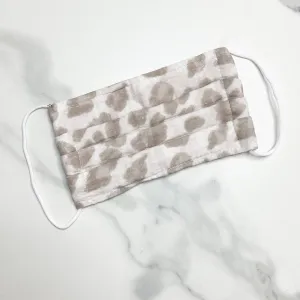 Khaki Cheetah Face Mask