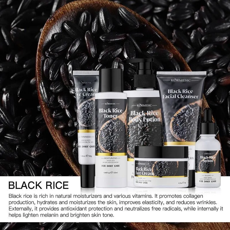 KORMESIC tender brighten skin tone black Rice Face Cream 120g