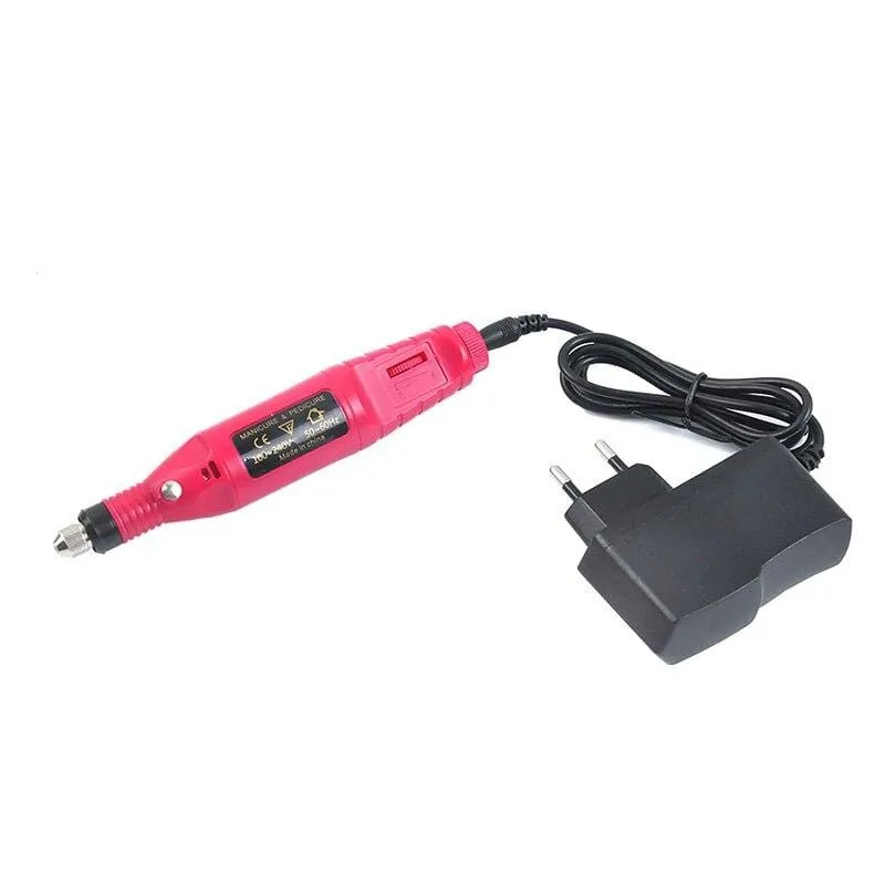 Nail Art Drill Power Adapter US EU UK AU Manicure Drill Machine AC/DC Converter Pedicure Rotary Tools Electric Nail Accessory