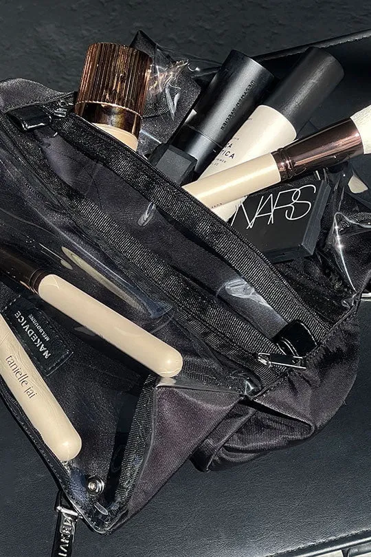 NAKEDVICE THE SOPHIA COSMETIC BAG - BLACK