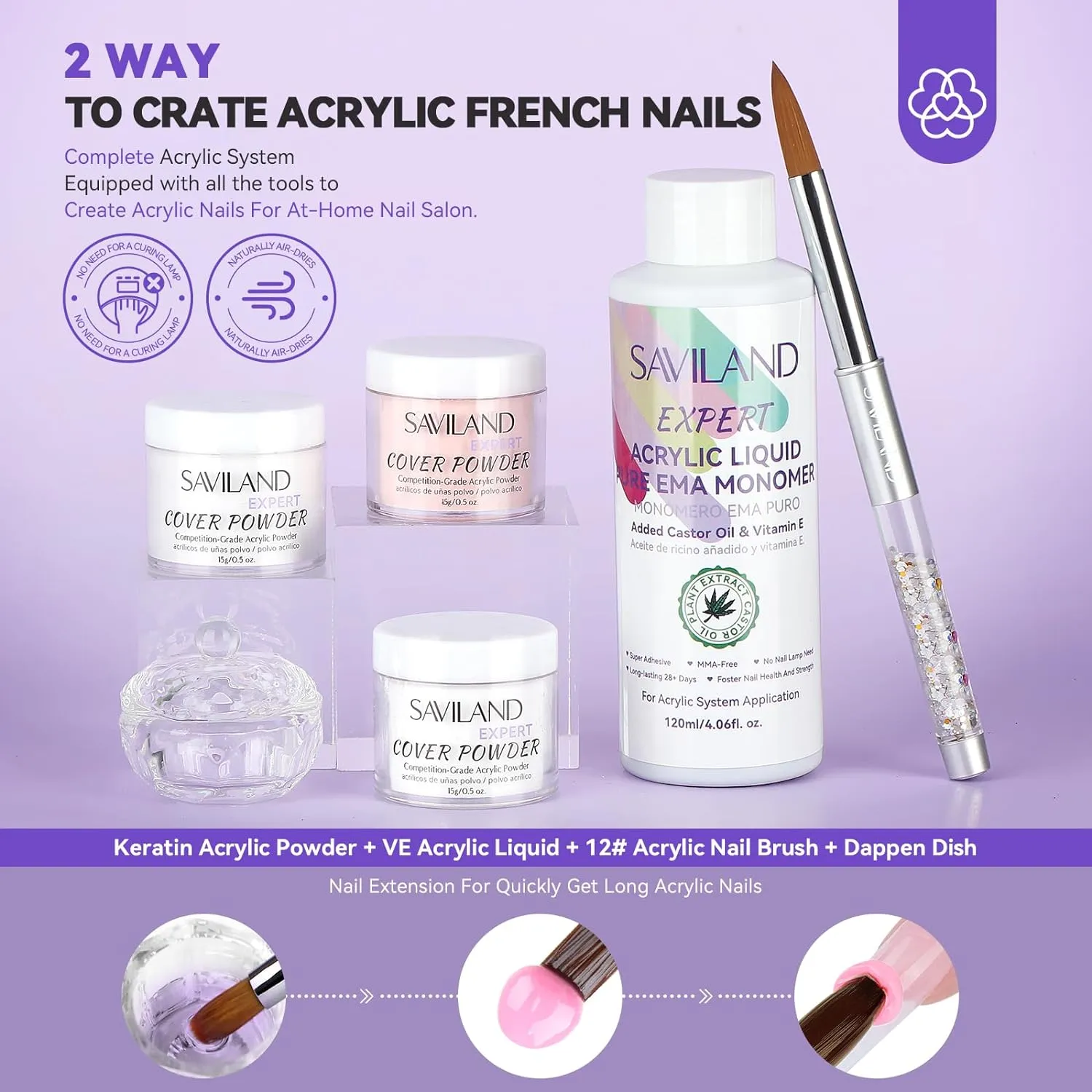 Professional Acrylic Nail Kit for Beginners