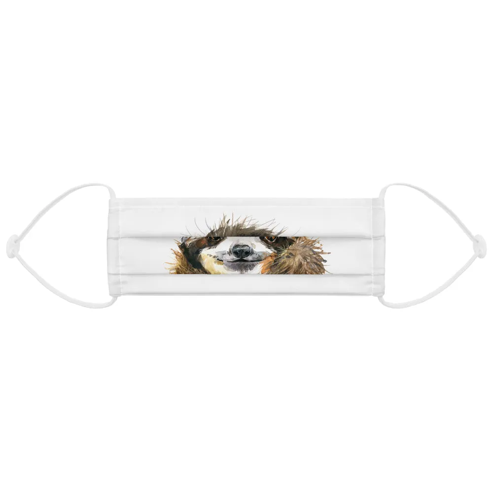 Sloth Slow Living Face Mask