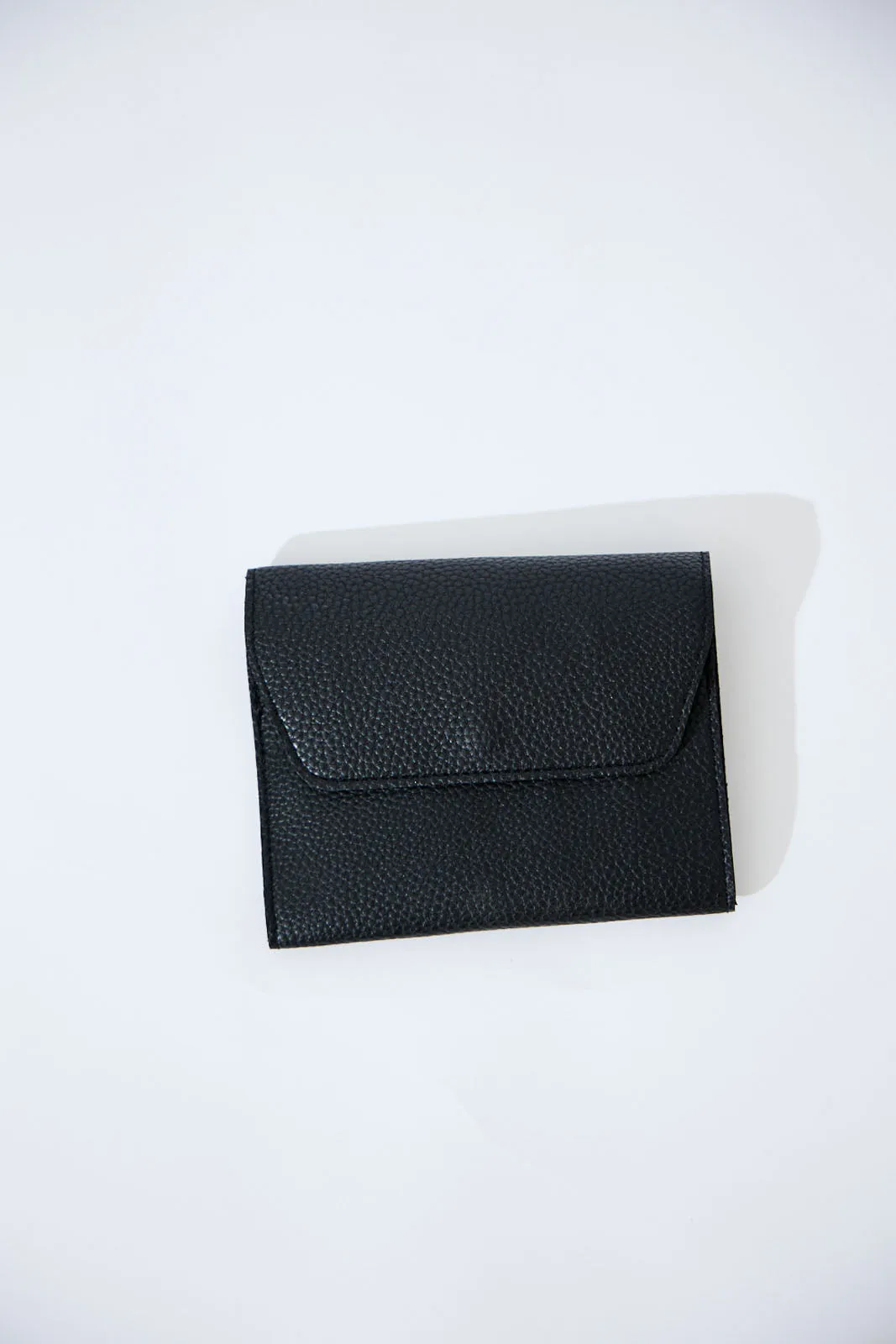 Vegan PU Leather Manicure Set - Black
