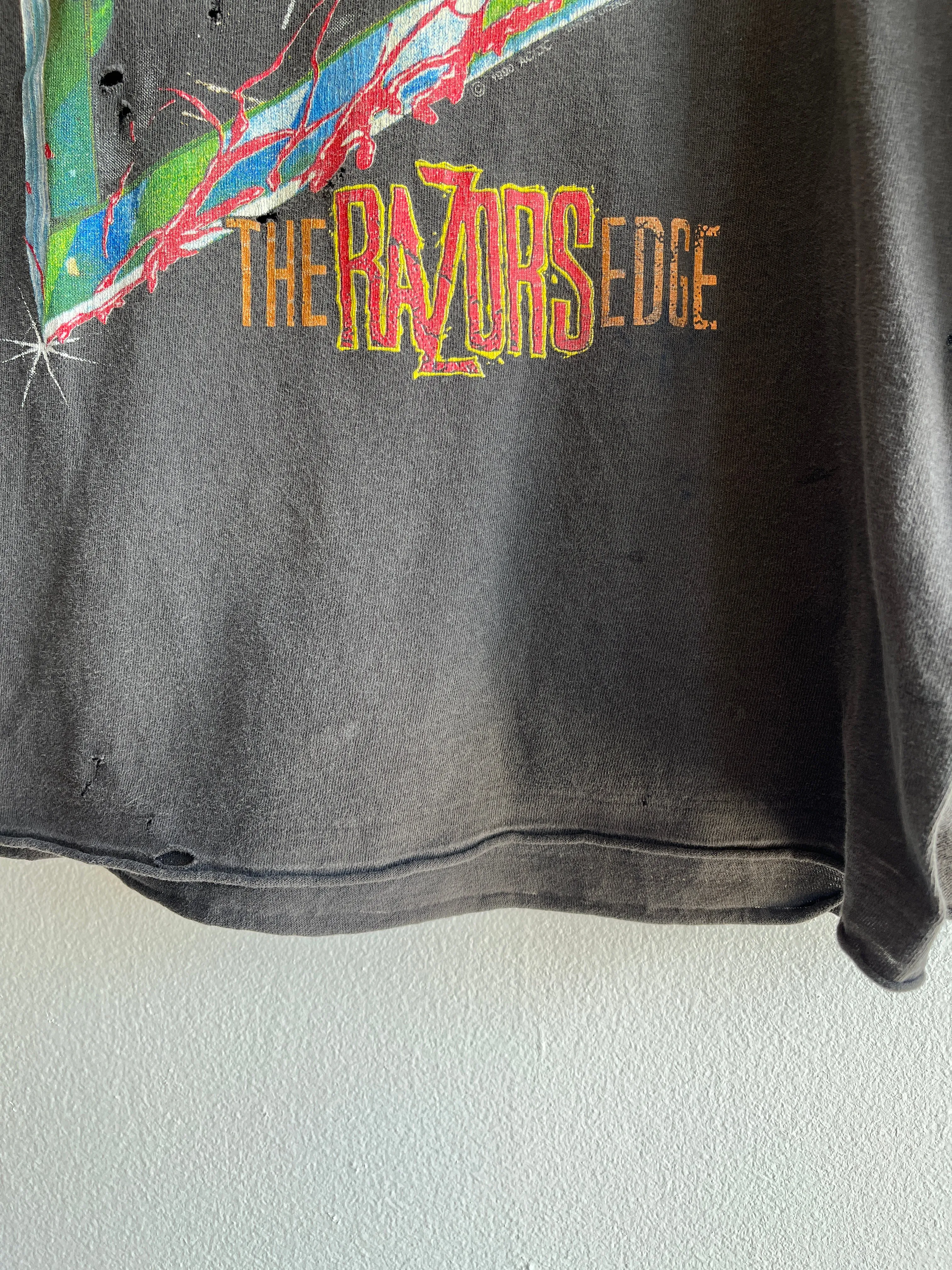 Vintage 1990 AC/DC Razors Edge Tour T-Shirt