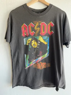 Vintage 1990 AC/DC Razors Edge Tour T-Shirt